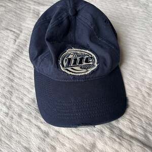Miller Lite Navy Blue Embroidered Logo Adjustable Baseball Hat